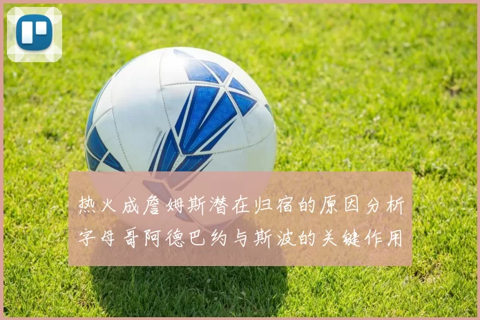 热火成詹姆斯潜在归宿的原因分析字母哥阿德巴约与斯波的关键作用